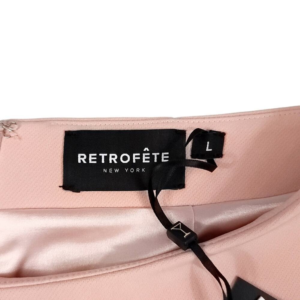 Retrofete Amaka Skirt Dusty Peach Mini Skirt Suit - Picture 10 of 14